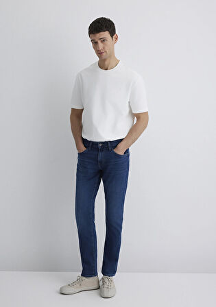 Jake Sporty Koyu İndigo Mavisi Jean Pantolon 0042289280