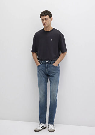 Jake Mavi Pro Indigo Puslu Comfort Jean Pantolon 0042289336