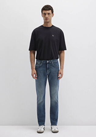 Jake Mavi Pro Indigo Puslu Comfort Jean Pantolon 0042289336