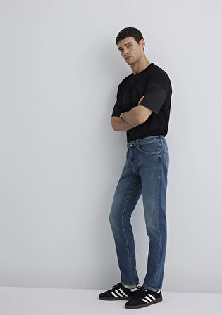 Jake Mavi Pro Indigo Puslu Comfort Jean Pantolon 0042289336