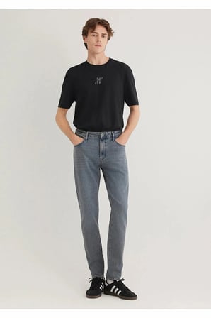Erkek Milan Dusty Space Blue Black Jean 0081089341-Std