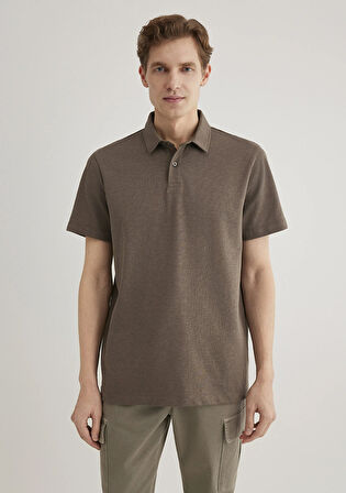 Kahverengi Polo Tişört 0612556-70376