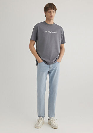 Mavi Jeans Baskılı Gri Tişört 0612523-80020