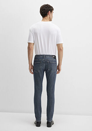 James Mavi Black Puslu Koyu Mavi Jean Pantolon 0042489342