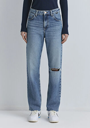 Barcelona Kolej Indigo Mavisi Jean Pantolon 101047-89197