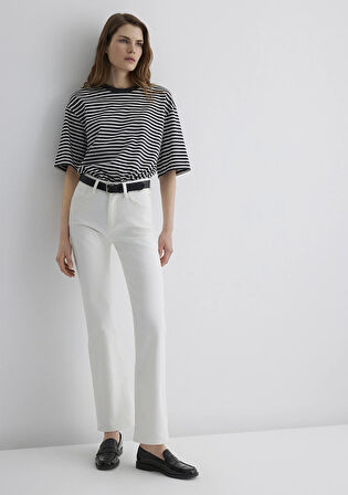 Bliss Mavi Premium Beyaz Jean Pantolon 101437-89192