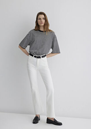 Bliss Mavi Premium Beyaz Jean Pantolon 101437-89192