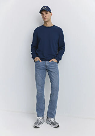 Hunter 90lar Puslu Vintage Açık Mavi Jean Pantolon 0020289268