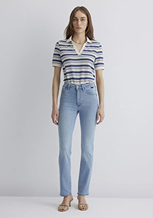 Kendra Gold Luxury Vintage Açık Mavi Jean Pantolon 1074689170