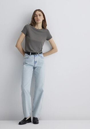 Leila Mavi Premium Buz Mavi Jean Pantolon 1010600-89581