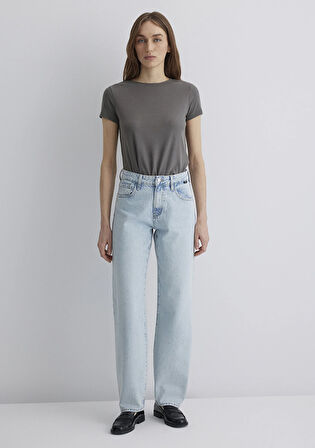 Leila Mavi Premium Buz Mavi Jean Pantolon 1010600-89581