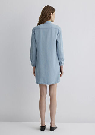 Liz Casual Açık Mavi Jean Elbise 130656-89576
