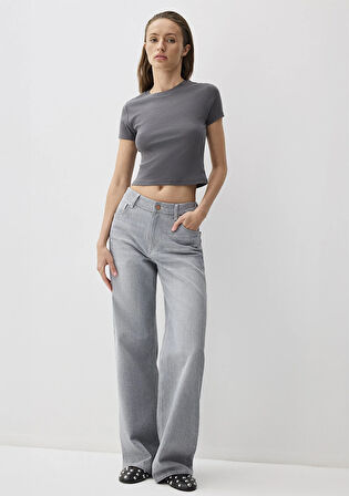 Malibu Kolej Açık Gri Jean Pantolon 1010152-89199