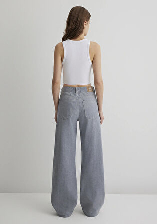 Malibu Kolej Açık Gri Jean Pantolon 1010152-89199