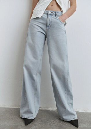 Siena Iconic Puslu Açık Mavi Jean Pantolon 1010763-89244