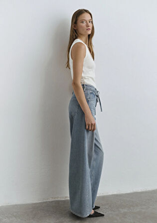 Siena Iconic Gölgeli Indigo Mavisi Jean Pantolon 1010763-89246