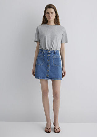 Silvana Gold Premium Indigo Mavisi Jean Etek 1310404-89219