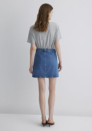 Silvana Gold Premium Indigo Mavisi Jean Etek 1310404-89219