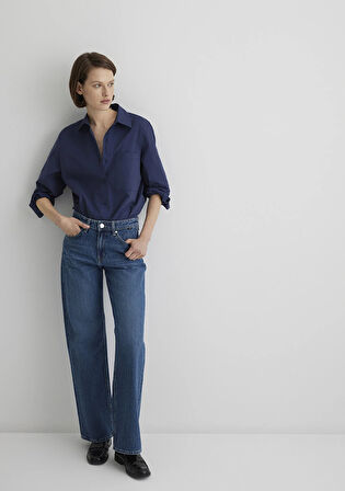 Taylor Iconic Koyu Mavi Jean Pantolon 1010840-89582