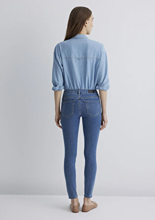 Tess Gold Luxury Vintage Indigo Mavisi Jean Pantolon 100328-89570