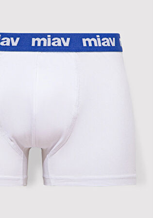 Miav Baskılı Beyaz Boxer 0911852-620