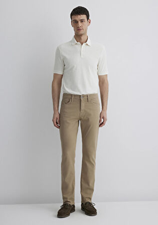 Martin Koyu Bej Comfort Gabardin Pantolon 0037889453