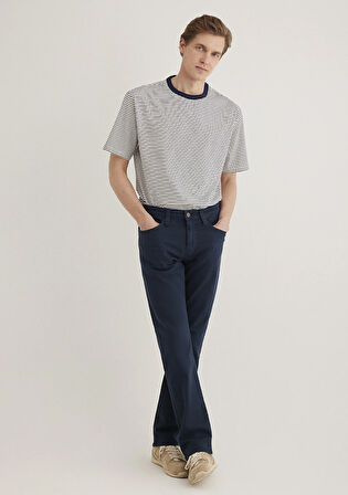 Martin Koyu Lacivert Comfort Gabardin Pantolon 0037889451