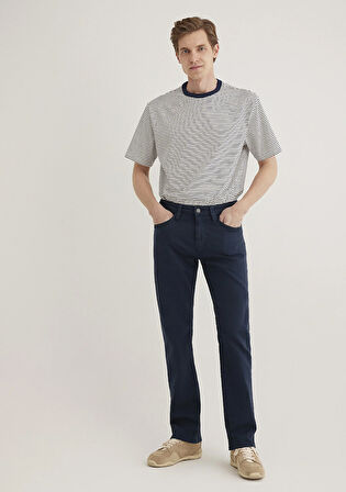 Martin Koyu Lacivert Comfort Gabardin Pantolon 0037889451