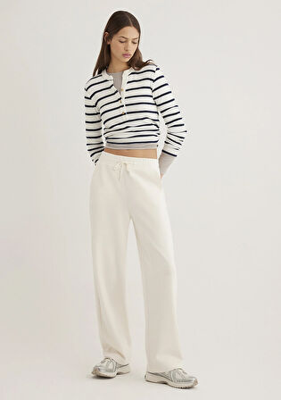 Sporty Lux Ekru TENCEL TM Modal Eşofman Altı 1010635-80194