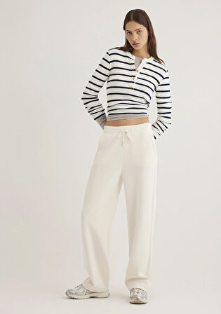Sporty Lux Ekru TENCEL TM Modal Eşofman Altı 1010635-80194