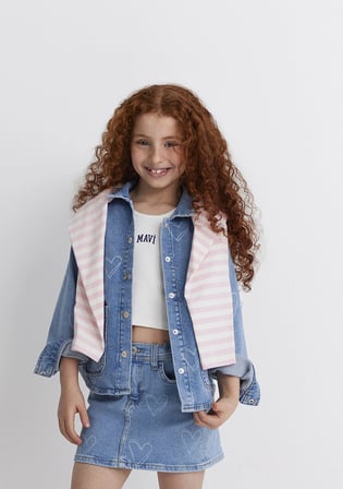 Mavi 7210002-89486 Lullu Açık Mavi Jean Gömlek