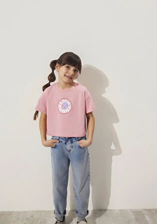 Lola Bunny Baskılı Pembe Tişört 7610290-71027