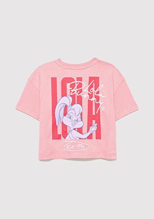 Lola Bunny Baskılı Pembe Tişört 7610290-71027