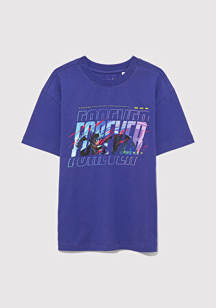 Batman Baskılı Mor Tişört 6610295-70908