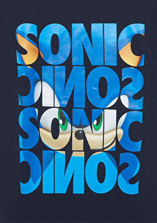 Sonic Baskılı Lacivert Tişört 6610307-70490