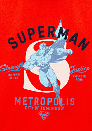Superman Baskılı Kırmızı Tişört 6610293-88523