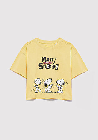 Peanuts Baskılı Sarı Tişört 7610294-71368