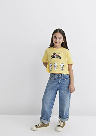 Peanuts Baskılı Sarı Tişört 7610294-71368