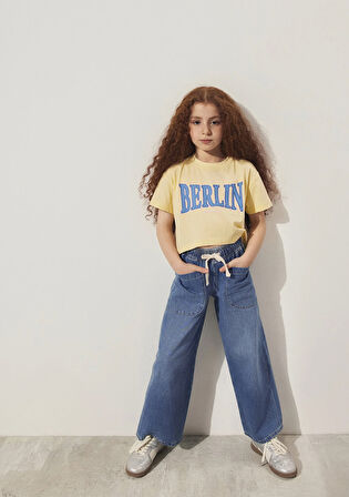 Berlin Baskılı Sarı Tişört 7610269-89145