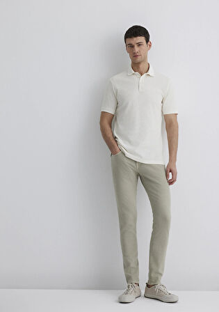 James Soluk Yeşil Comfort Gabardin Pantolon 0042489454