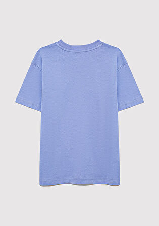 Mavi Jeans Baskılı Mavi Tişört 6610287-80591