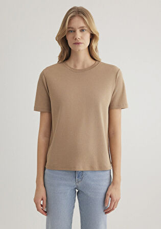 Kahverengi Basic Tişört 1612916-83593