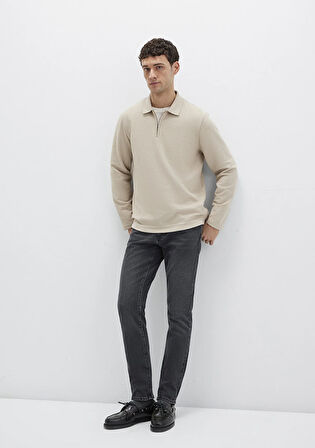 Jake Classic Denim Koyu Gri Smoke Jean Pantolon 0042288295