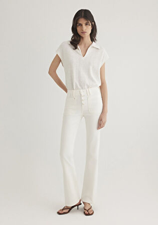 Sierra Gold Premium Kırık Beyaz Jean Pantolon 1010578-89774