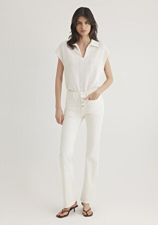 Sierra Gold Premium Kırık Beyaz Jean Pantolon 1010578-89774