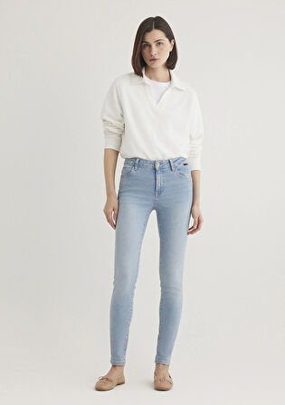 Tess Gold Premium Açık Mavi Jean Pantolon 100328-86448