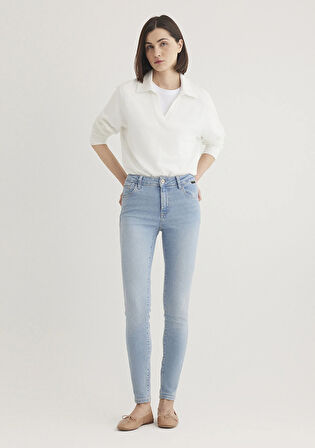 Tess Gold Premium Açık Mavi Jean Pantolon 100328-86448