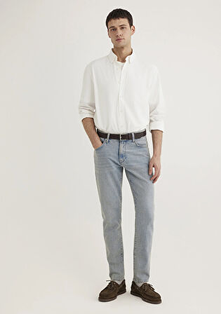 Milan Classic Denim Vintage Açık Mavi Jean Pantolon 0081089772