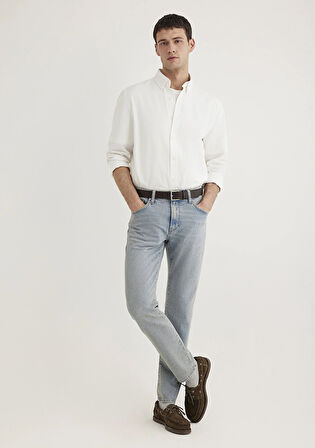 Milan Classic Denim Vintage Açık Mavi Jean Pantolon 0081089772