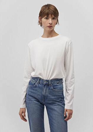 Uzun Kollu Basic Tişört 1613038-70057